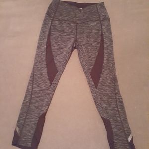 Gray yoga pants